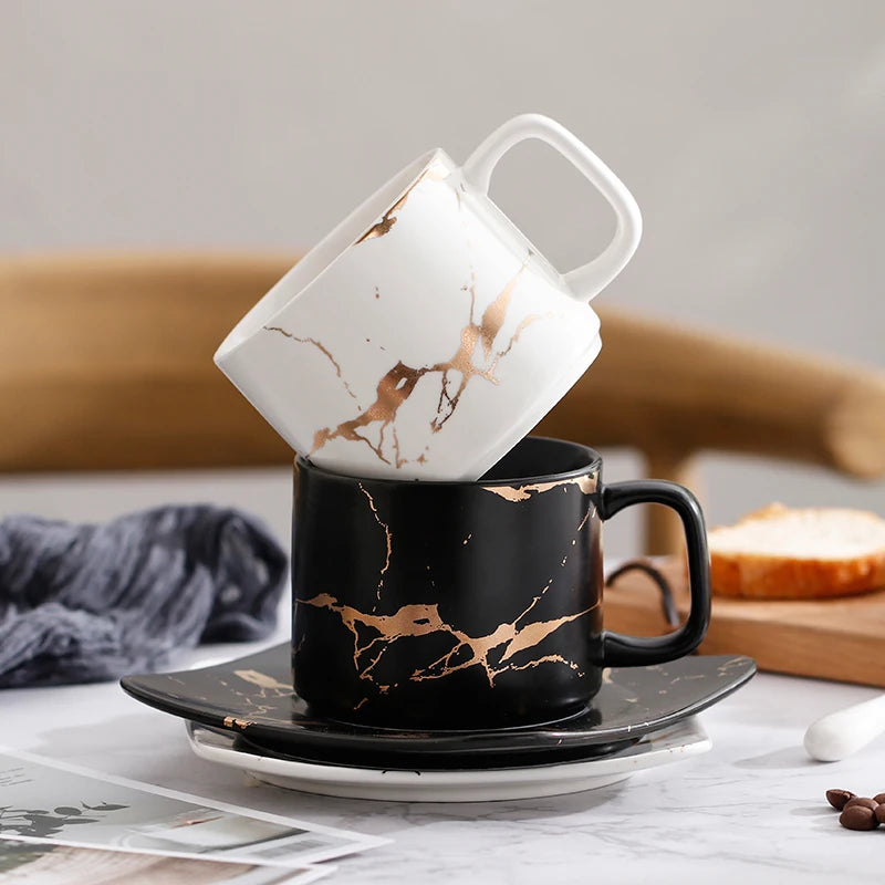 Marble Porcelain Cups