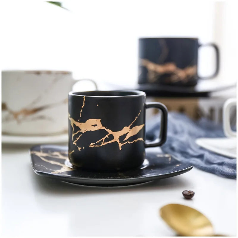 Marble Porcelain Cups
