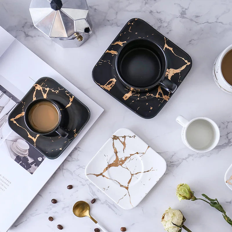 Marble Porcelain Cups