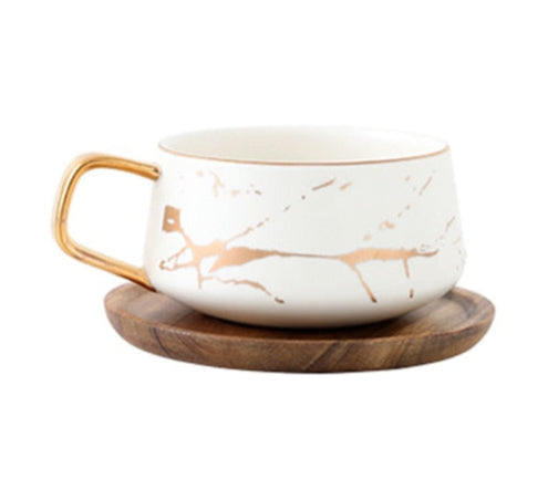 Marble Ceramic Coffee Cups