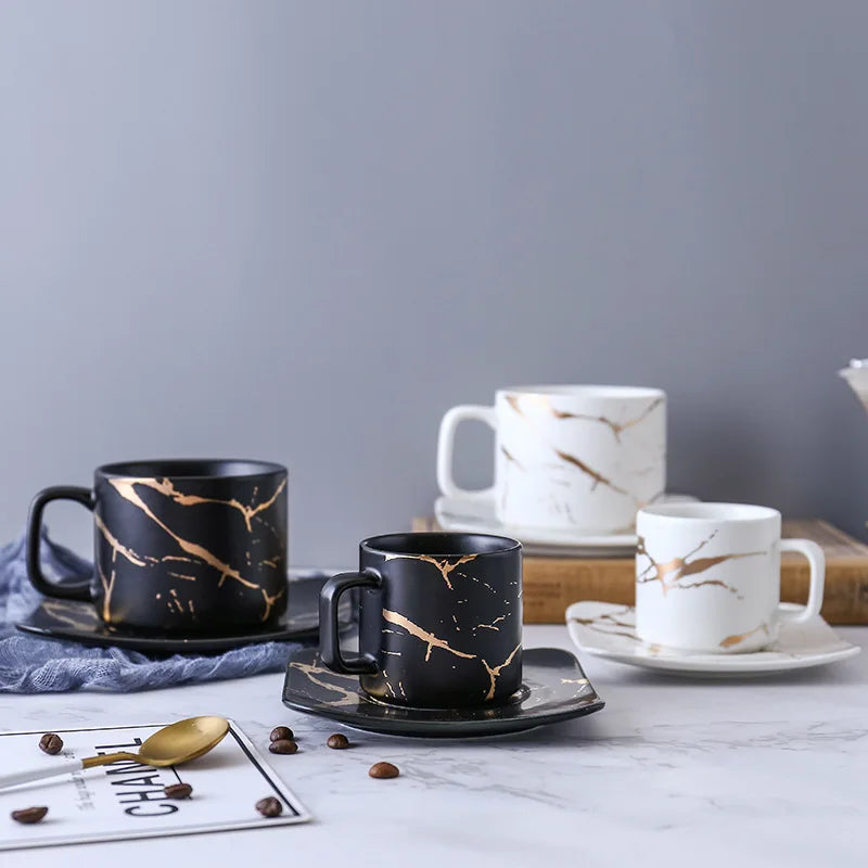 Marble Porcelain Cups