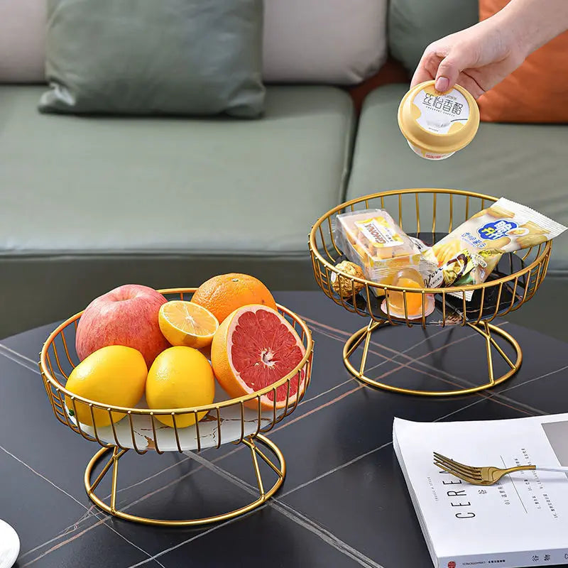 Marble Fruit Bowl