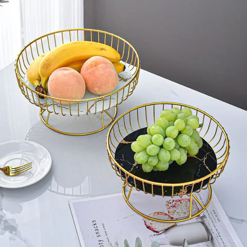 Marble Fruit Bowl