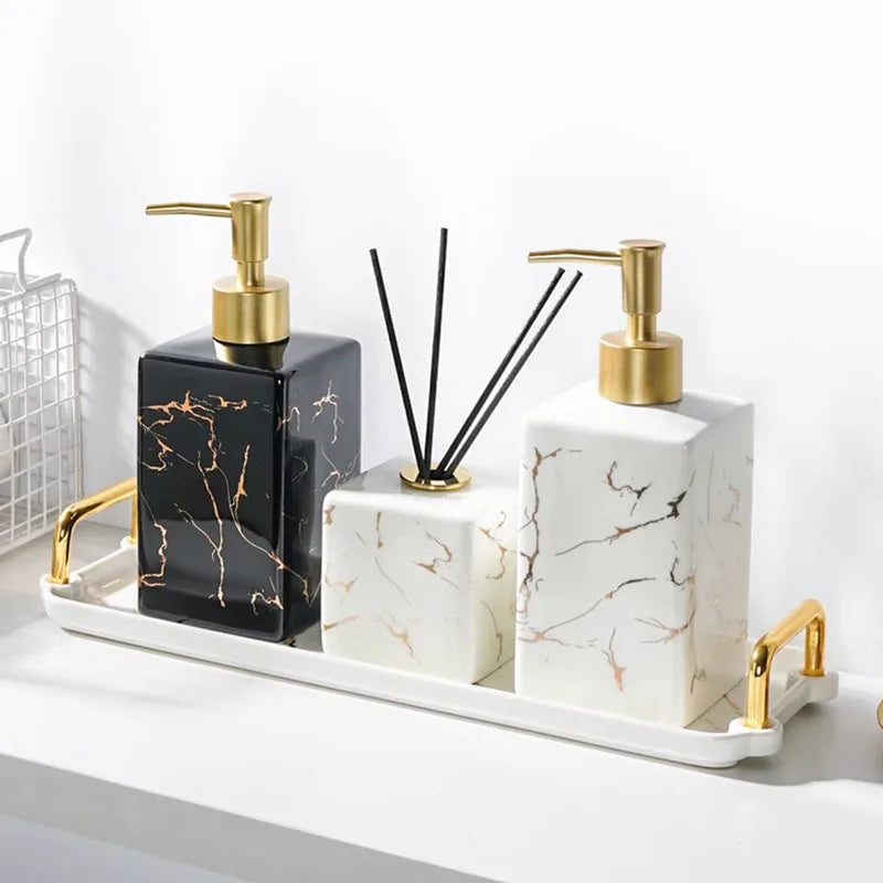 Marble Soap/Lotion Dispenser