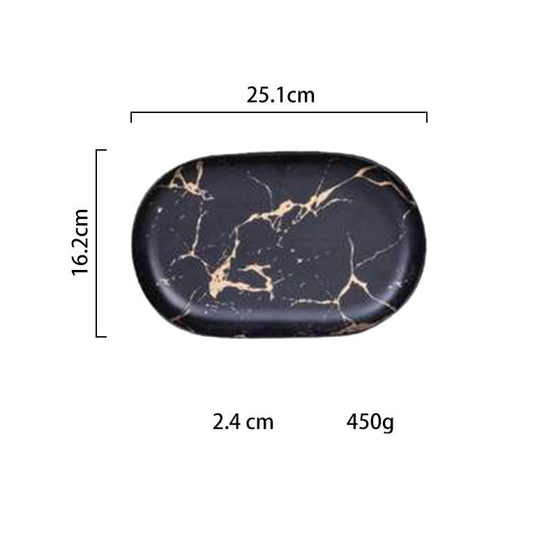 Multi-Purpose Marble Party Trays