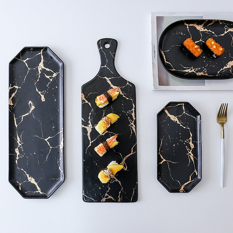 Marble Multi-Functional Party Trays & Boards